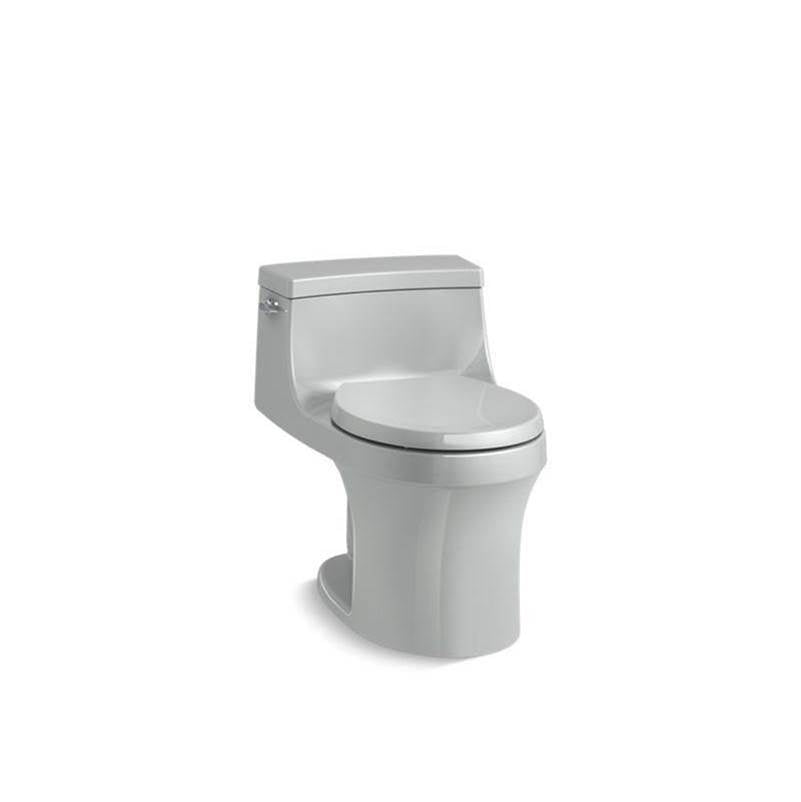 Kohler - San Souci One-piece round-front toilet, 1.28 gpf - Ice Grey