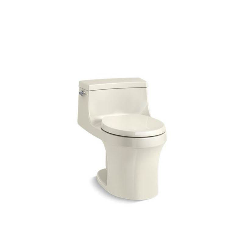 Kohler - San Souci One-piece round-front toilet, 1.28 gpf - Biscuit