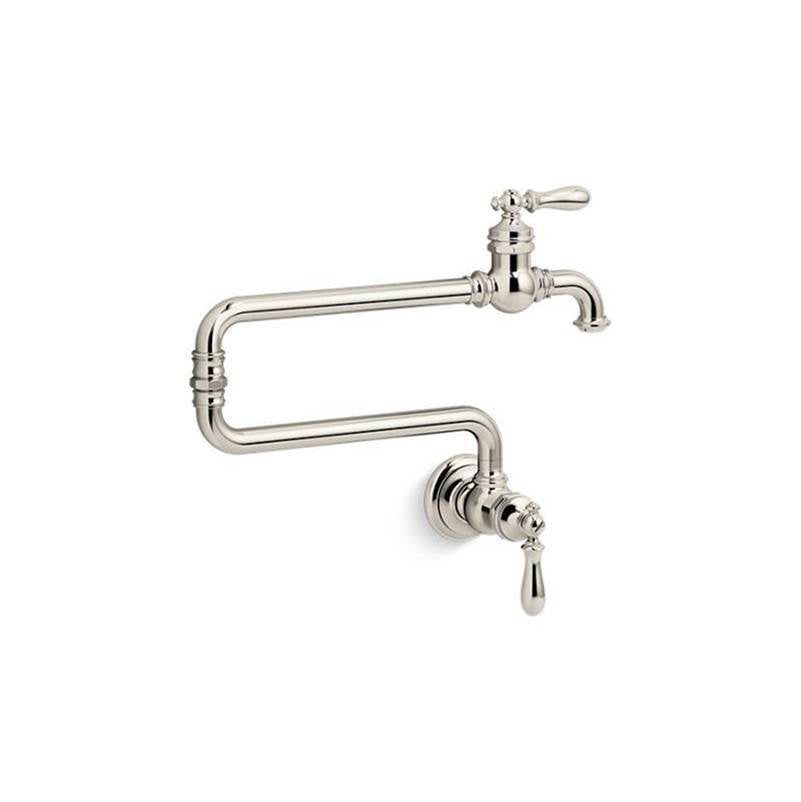 Kohler - Artifacts Wall-mount pot filler - Vibrant Polished Nickel