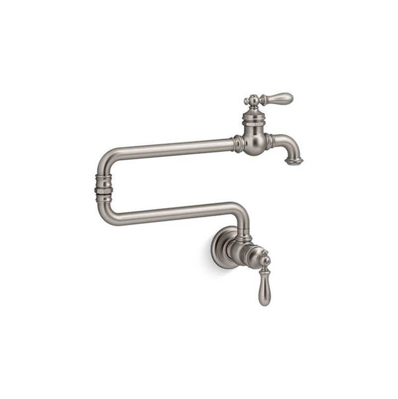 Kohler - Artifacts Wall-mount pot filler - Vibrant Stainless