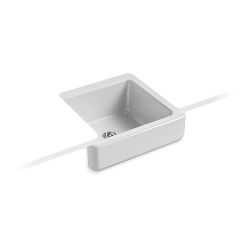 Kohler - Whitehaven 23-1/2'' undermount single-bowl farmhouse kitchen sink - Ice Grey