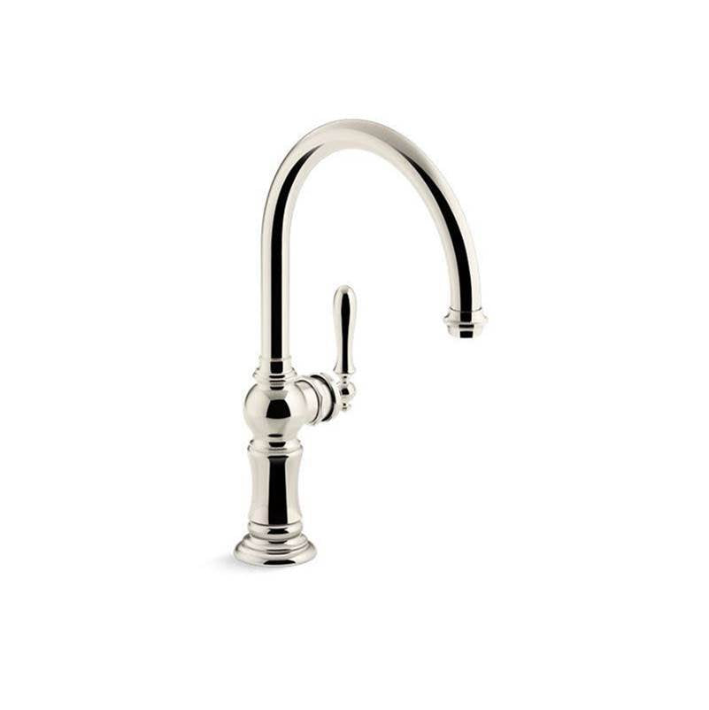 Kohler - Artifacts Single-handle kitchen sink faucet - Vibrant Polished Nickel