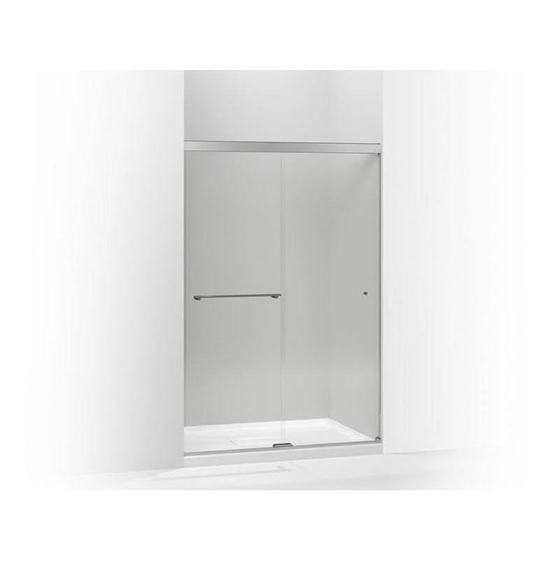 Kohler - Revel Sliding shower door, 76'' H x 44-5/8 - 47-5/8'' W, with 5/16'' thick Crystal Clear glass - Bright Polished Silver