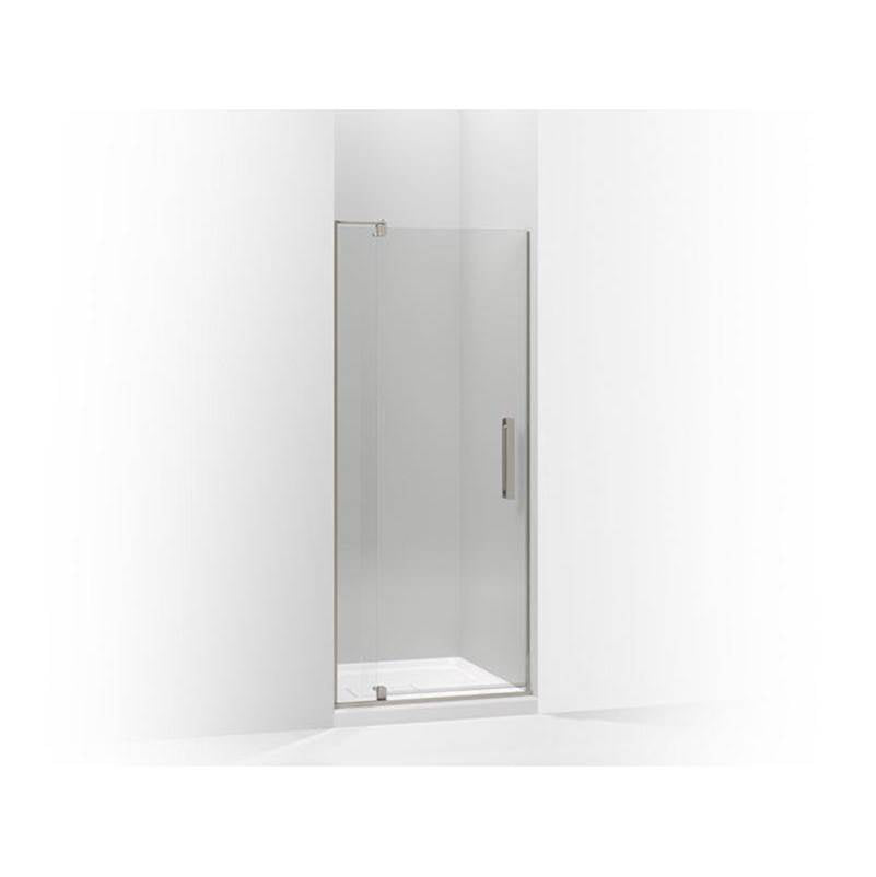 Kohler - Revel Pivot shower door, 74'' H x 27-5/16 - 31-1/8'' W, with 5/16'' thick Crystal Clear glass - Anodized Brushed Nickel
