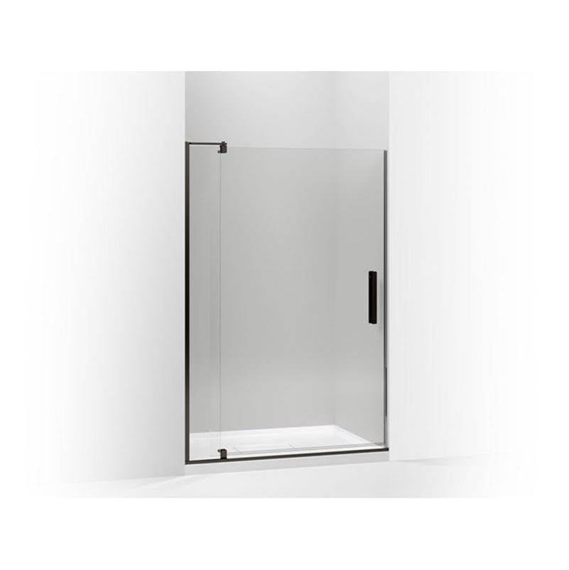 Kohler - Revel Pivot shower door, 70'' H x 39-1/8 - 44'' W, with 5/16'' thick Crystal Clear glass - Anodized Dark Bronze