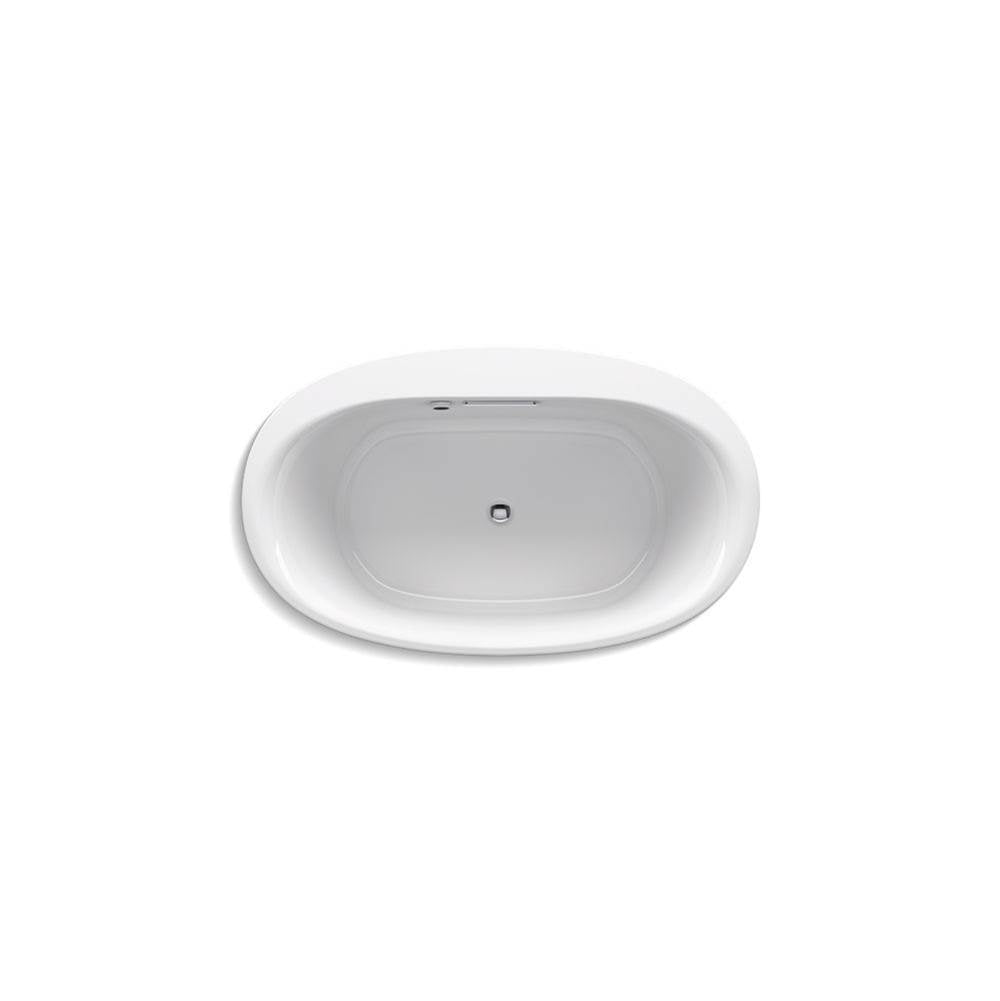 Underscore 59-3/4'' x 35-3/4'' drop-in bath with Bask heated surface