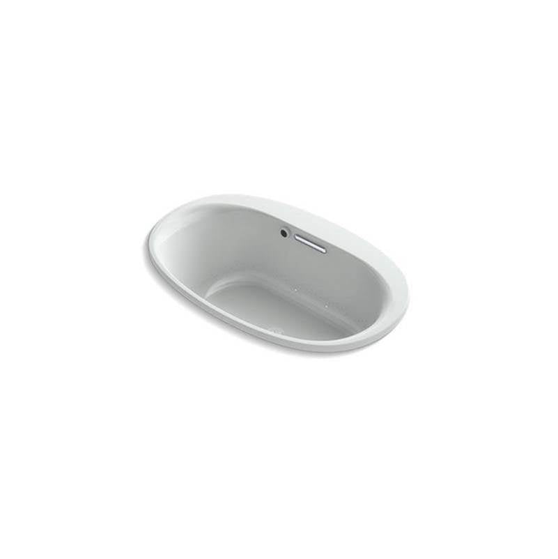 Kohler - Underscore 59-3/4'' x 35-3/4'' drop-in Heated BubbleMassageE air bath - Ice Grey