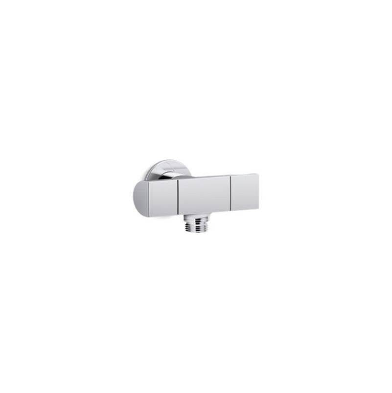 Kohler - Exhale Wall-mount handshower holder with supply elbow and volume control - Polished Chrome