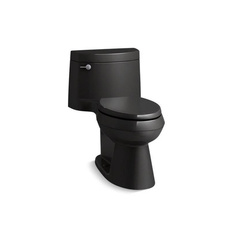 Kohler - Cimarron One-piece elongated toilet with concealed trapway, 1.28 gpf - Black