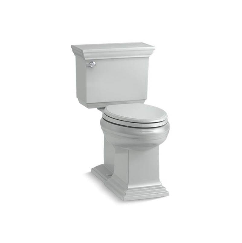 Kohler - Memoirs Stately Two-piece elongated with concealed trapway, 1.28 gpf - Ice Grey