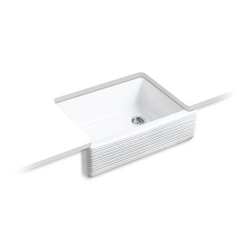 Kohler - Whitehaven Hayridge 29-11/16''undermount single-bowl farmhouse kitchen sink - White