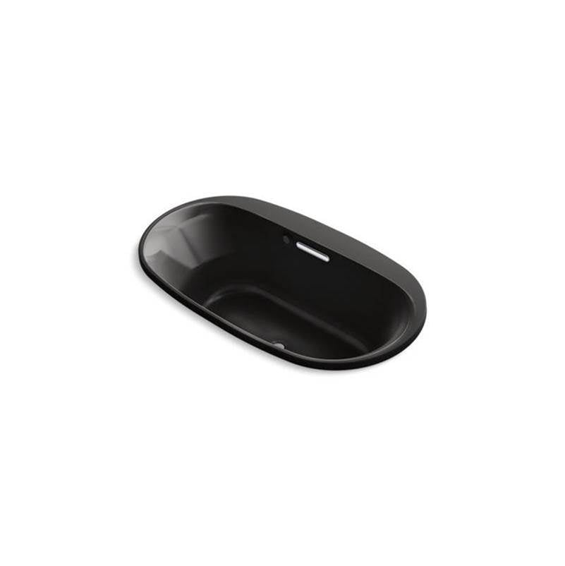 Kohler - Underscore 65-1/2'' x 35-3/4'' drop-in bath with Bask heated surface - Black