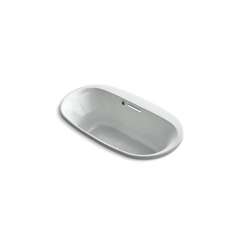 Kohler - Underscore 66'' x 36'' drop-in Heated BubbleMassageE air bath - Ice Grey