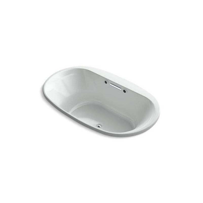 Kohler - Underscore 71-1/2'' x 41-1/2'' drop-in Heated BubbleMassageE air bath with Bask heated surface - Ice Grey
