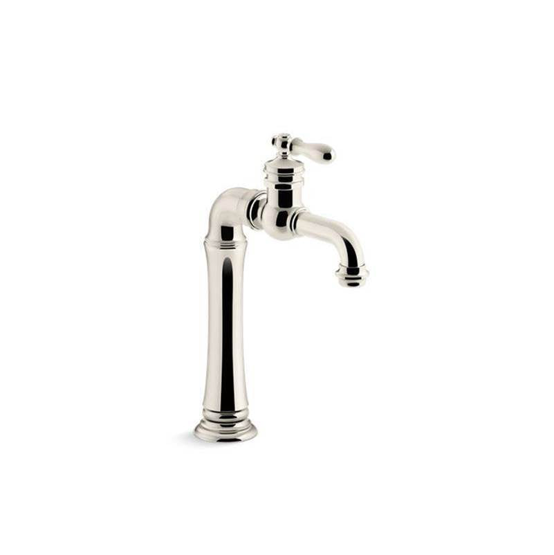 Kohler - Artifacts Gentleman's Single-handle bar sink faucet - Vibrant Polished Nickel