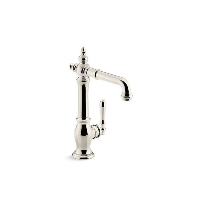 Kohler - Artifacts Single-handle bar sink faucet - Vibrant Polished Nickel
