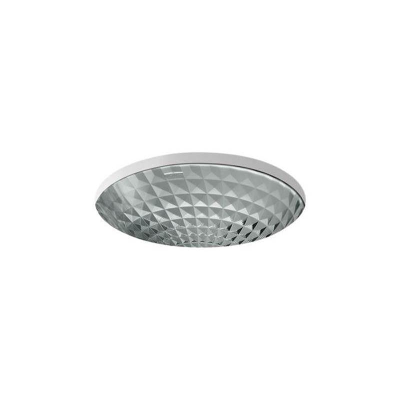 Kohler - Kallos 16'' round undermount bathroom sink, no overflow - Translucent Stone