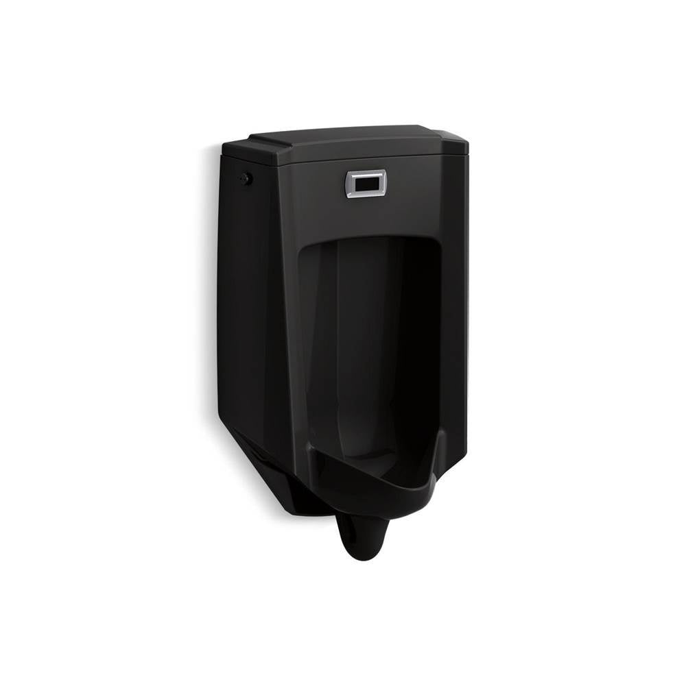 Kohler - BardonE Wall-hung rear-spud touchless urinal, 0.5 gpf - Black
