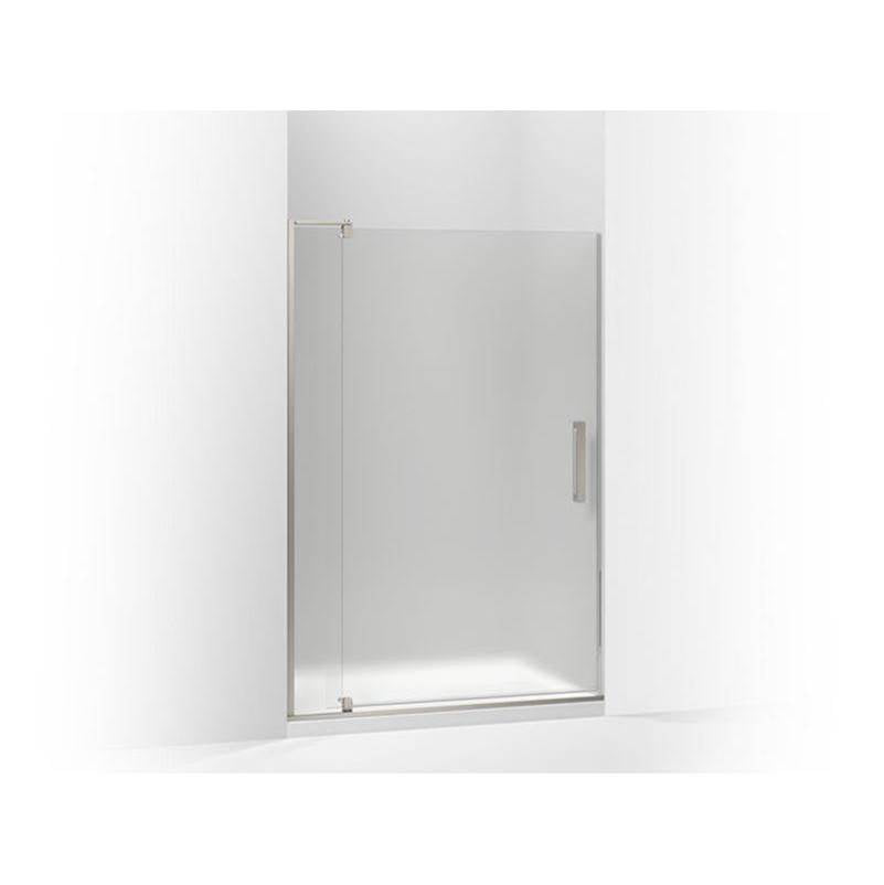 Kohler - Revel Pivot shower door, 70'' H x 39-1/8 - 44'' W, with 5/16'' thick Frosted glass - Anodized Brushed Nickel