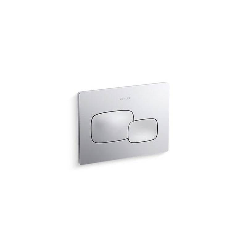 Kohler - Cue Flush actuator plate for 2''x 4'' in-wall tank and carrier system - Polished Chrome
