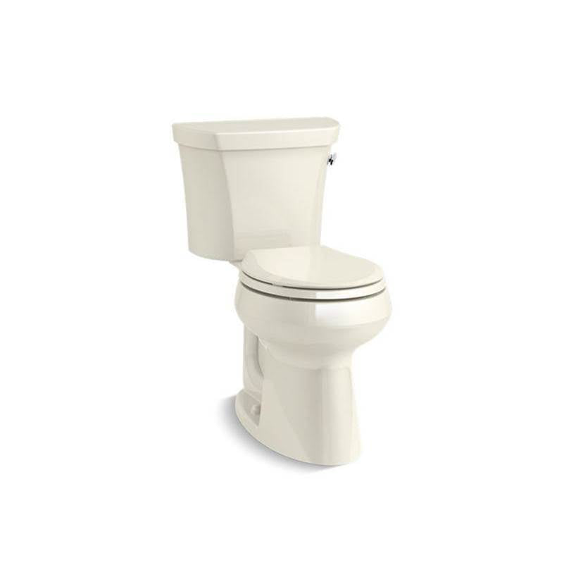 Kohler - Highline Two-piece round-front toilet, 1.28 gpf - Biscuit