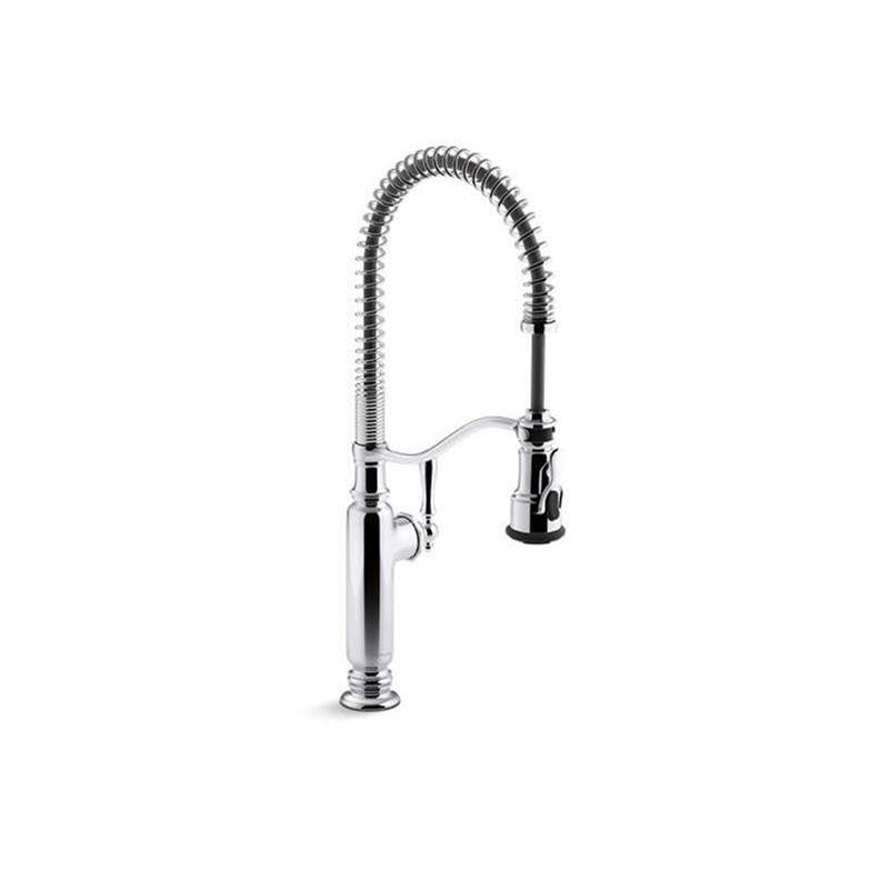 Kohler - Tournant Semi-professional kitchen sink faucet with three-function sprayhead - Polished Chrome