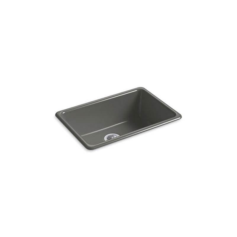 Kohler - Iron/Tones 27'' top-/undermount single-bowl kitchen sink - Thunder Grey