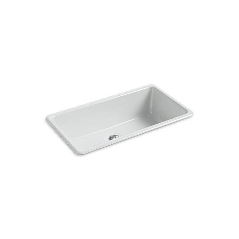 Kohler - Iron/Tones 33'' top-/undermount single-bowl kitchen sink - Ice Grey