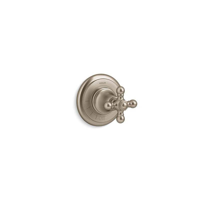Kohler - Artifacts MasterShower volume control valve trim with cross handle - Vibrant Brushed Bronze