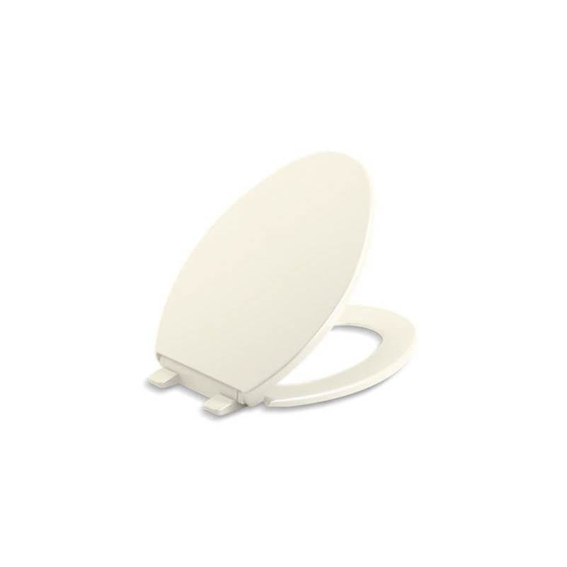 Kohler - BreviaE Quiet-CloseE elongated toilet seat - Biscuit
