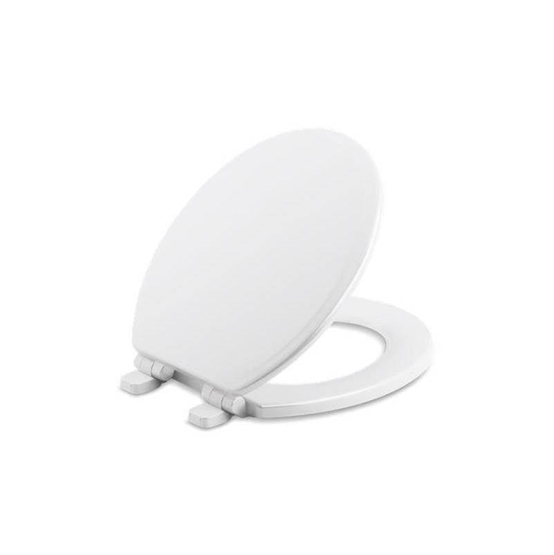 Kohler - Ridgewood Quiet-CloseE round-front toilet seat - White