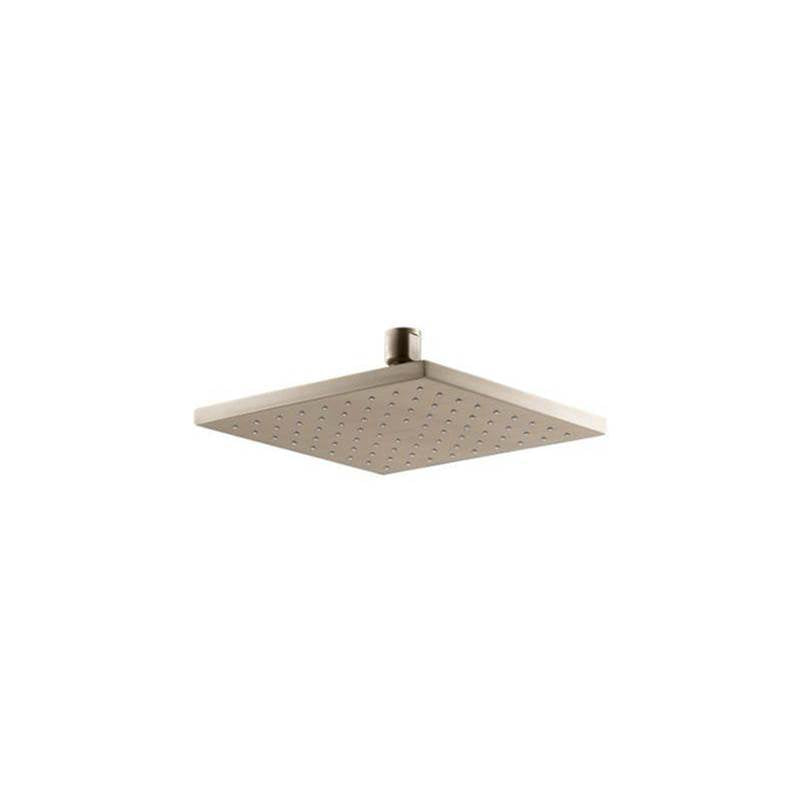 Kohler - Contemporary Square 8'' single-function rainhead, 1.75 gpm - Vibrant Brushed Bronze