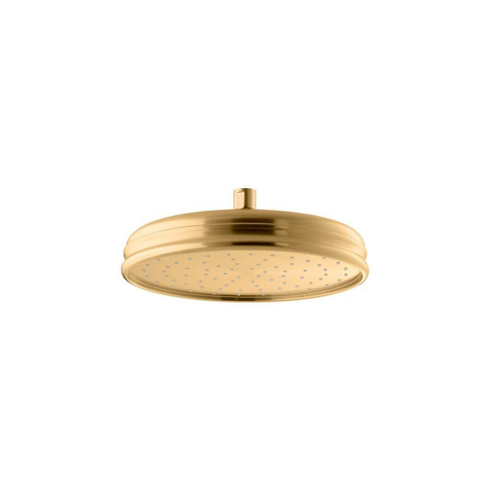 Kohler - Traditional 10'' single-function rainhead, 2.5 gpm - Vibrant Brushed Moderne Brass