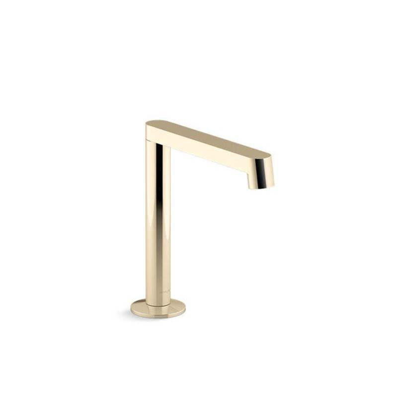 Kohler - Components Bathroom sink faucet spout with Row design, 1.2 gpm - Vibrant French Gold