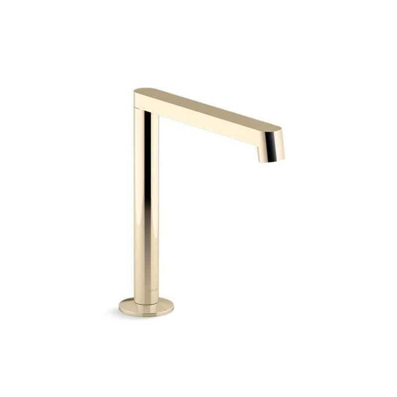 Kohler - Components Deck-mount bath spout with Row design - Vibrant French Gold