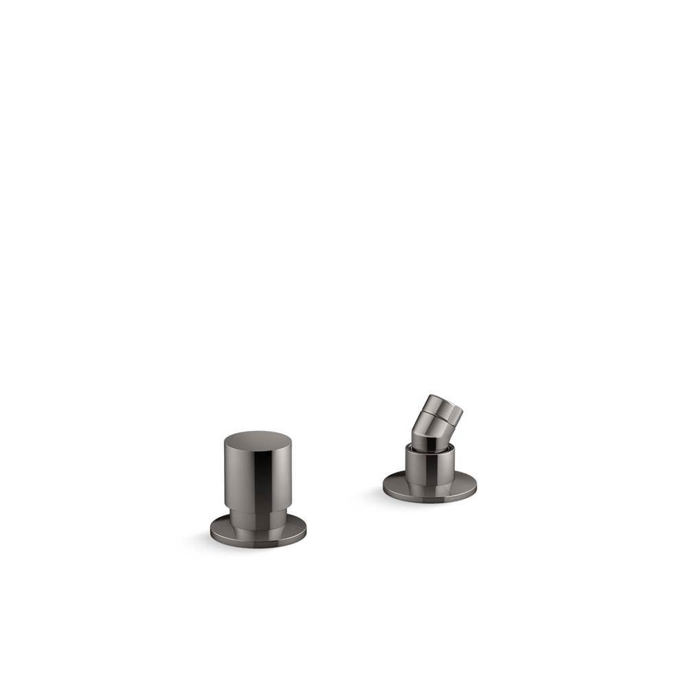 Kohler - Components Deck-Mount Handshower Holder And Two-Way Diverter Valve - Vibrant Titanium