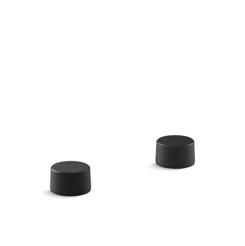 Kohler - Components Deck-mount bath faucet handles with Oyl design - Matte Black