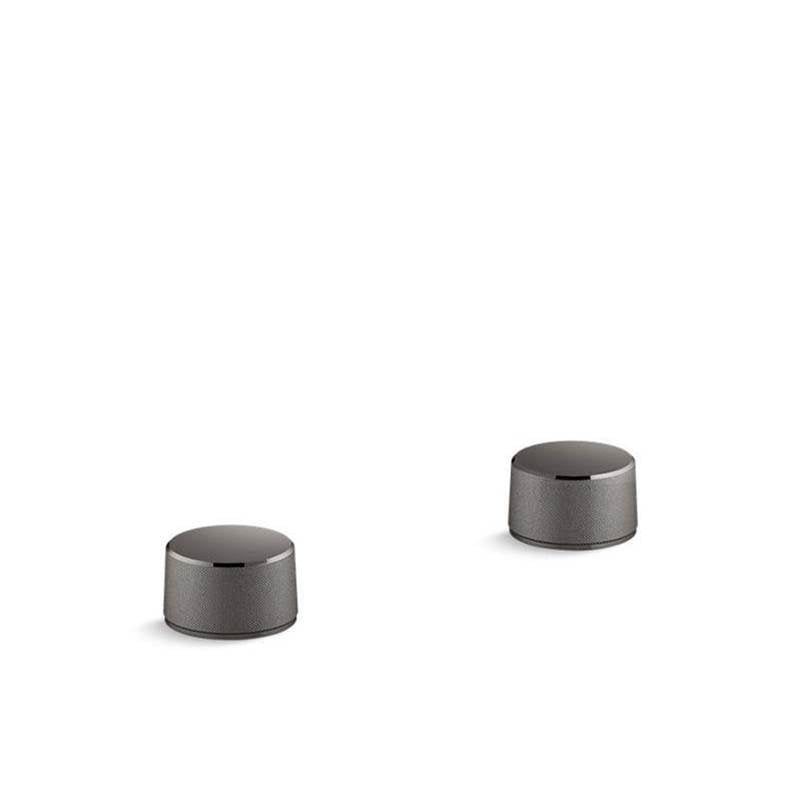 Kohler - Components Deck-mount bath faucet handles with Oyl design - Vibrant Titanium