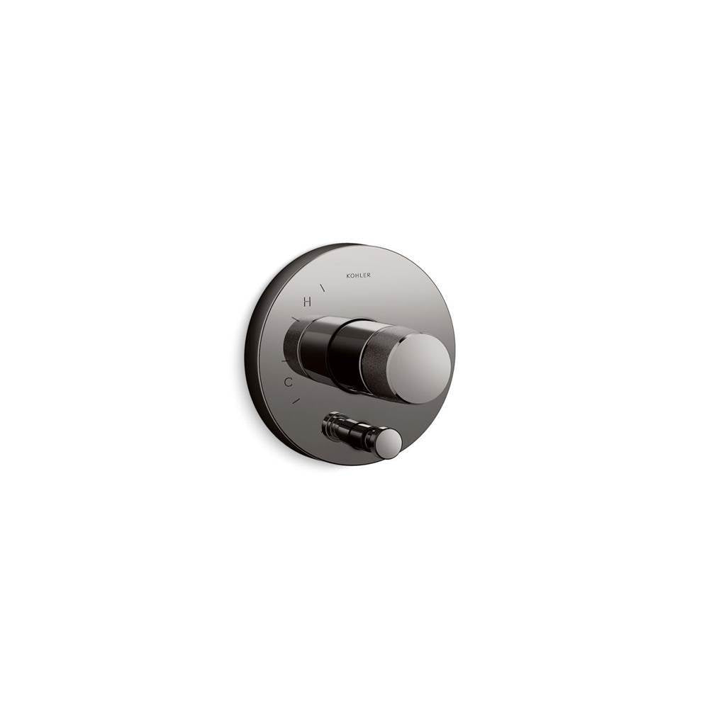 Kohler - Components Rite-Temp valve trim with Oyl handle and diverter - Vibrant Titanium