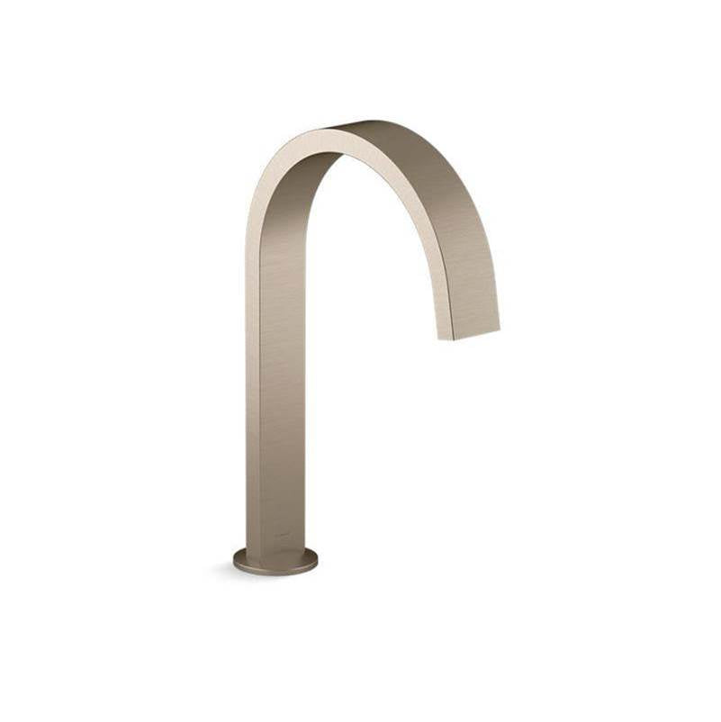 Kohler - Components Deck-mount bath spout with Ribbon design - Vibrant Brushed Bronze