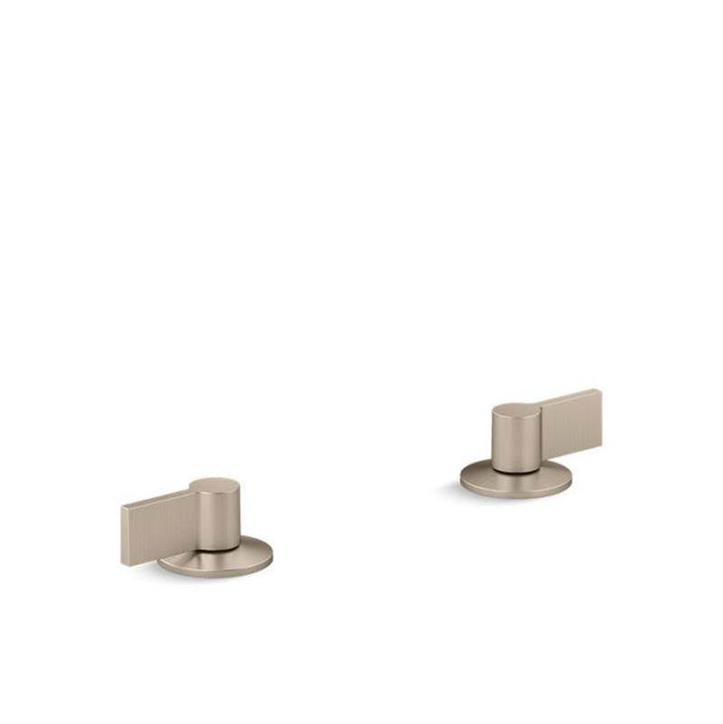 Kohler - Components Lever bathroom sink faucet handles - Vibrant Brushed Bronze
