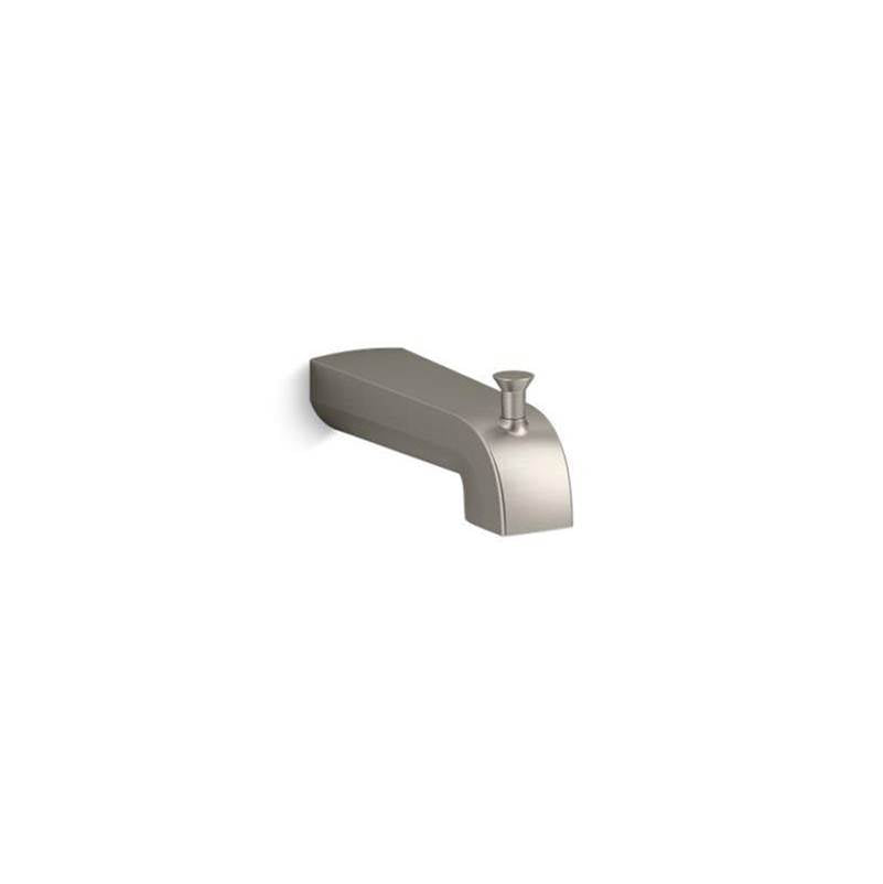 Kohler - Pitch Wall-mount diverter bath spout - Vibrant Brushed Nickel