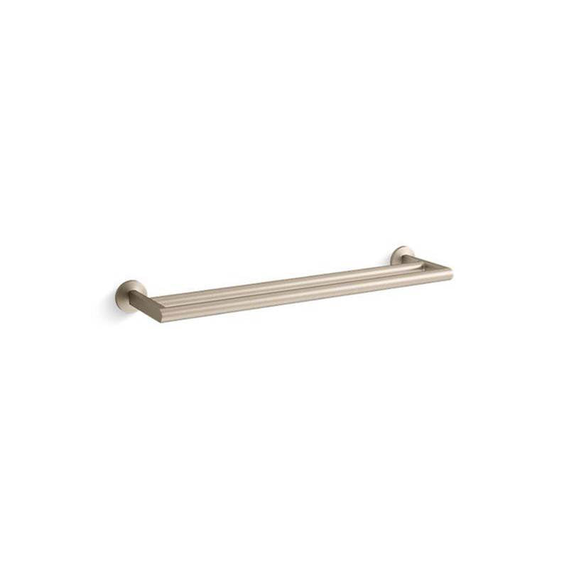 Kohler - Components Double towel bar - Vibrant Brushed Bronze