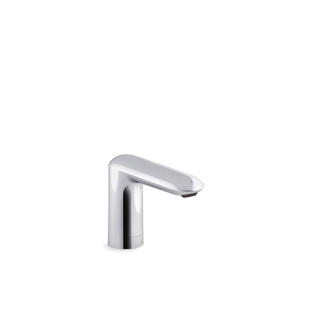 Kohler - Kumin Touchless faucet with Kinesis sensor technology and temperature mixer, Hybrid-powered - Polished Chrome