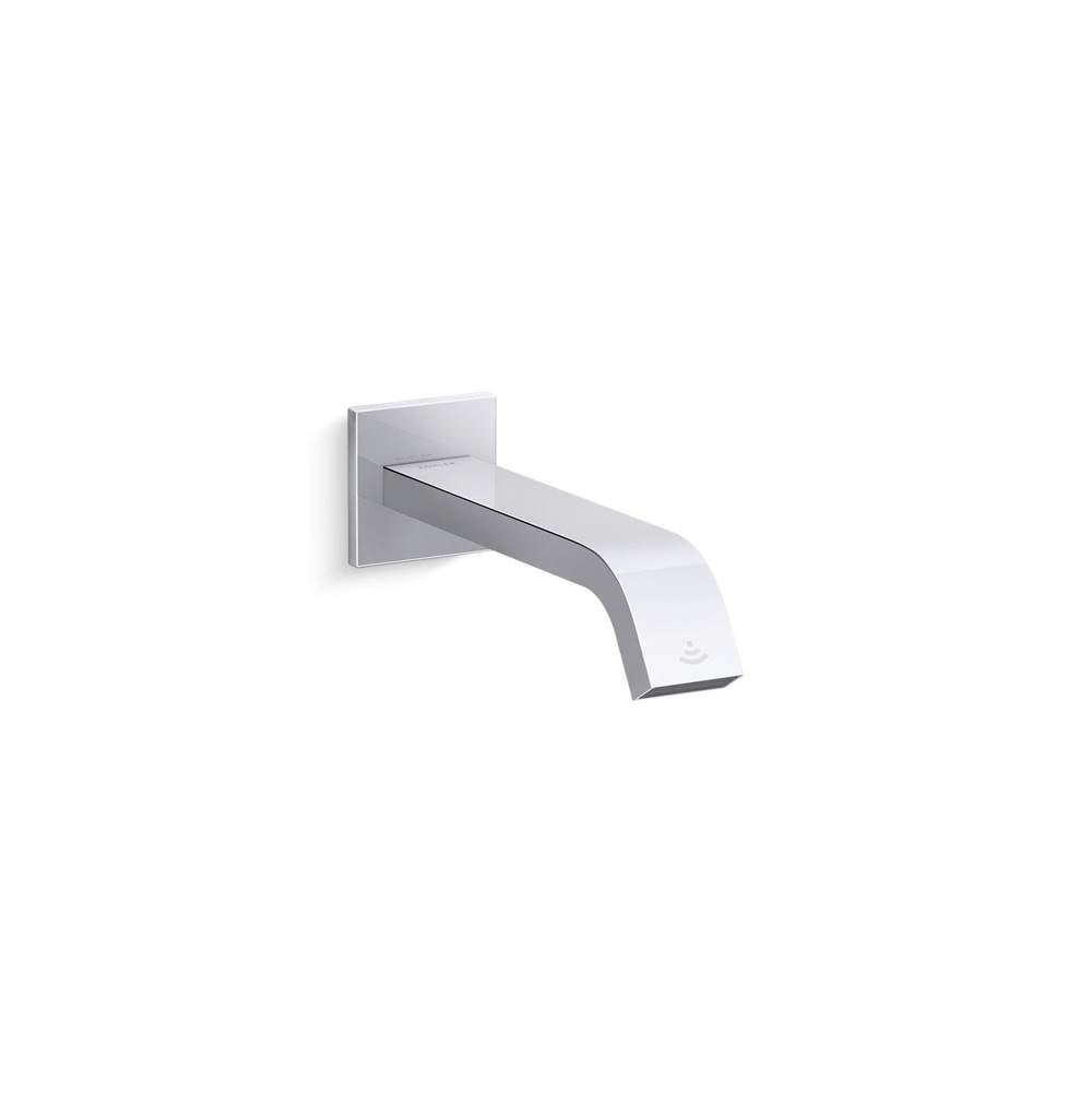 Kohler - Loure Wall-mount touchless faucet with Kinesis sensor technology, AC-powered - Polished Chrome