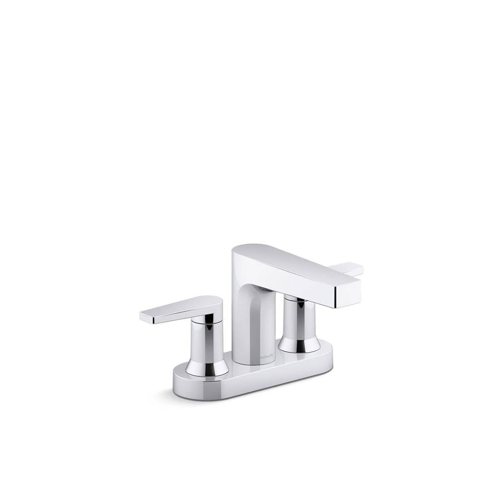 Kohler - Taut Centerset bathroom sink faucet, 1.2 gpm - Polished Chrome