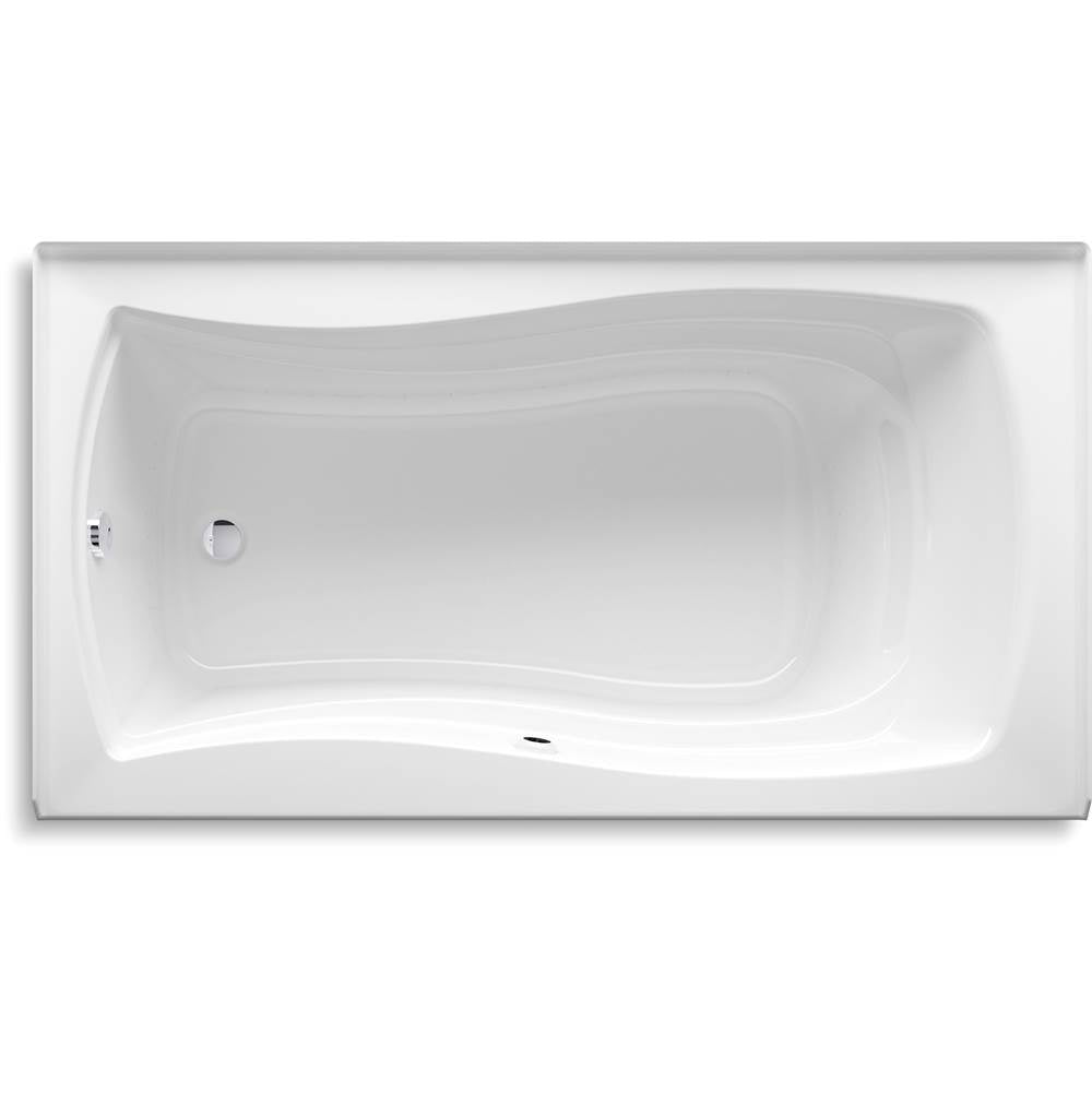Mariposa 66'' x 36'' drop-in/alcove Heated BubbleMassageE air bath, left drain