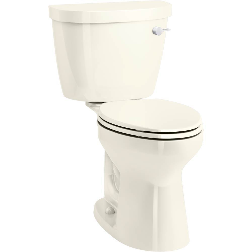 Kohler - Cimarron Two-piece elongated toilet, 1.28 gpf - Biscuit