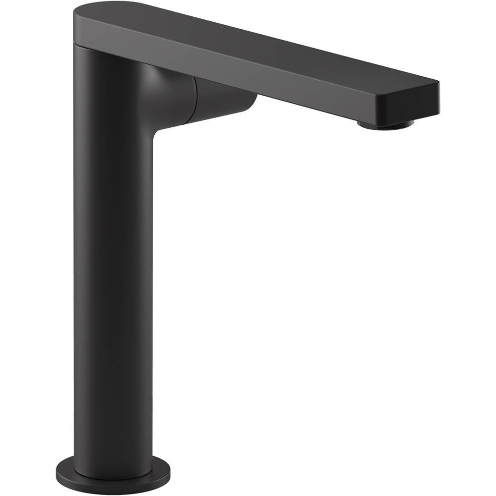Kohler - Composed Tall single-handle bathroom sink faucet with Cylindrical handle, 1.2 gpm - Matte Black