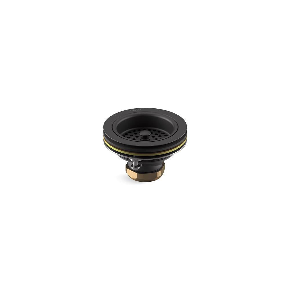 Kohler - Duostrainer Sink drain and strainer basket, less tailpiece - Matte Black